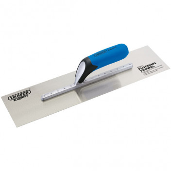 Draper Expert 82149 - Soft Grip Stainless Steel Plastering Trowel (455mm)