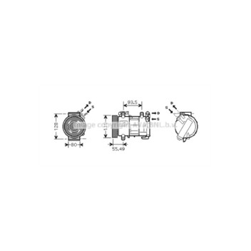 AVA PEAK315 - Compressor (A/C)