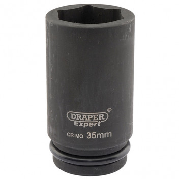 Draper Expert 05066 - Expert 35mm 3/4" Square Drive Hi-Torq&#174; 6 Point Deep Impact Socket