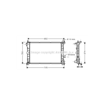 AVA FD2379 - Radiator