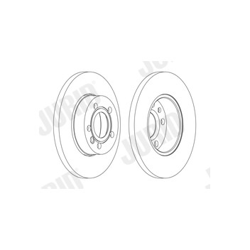 Jurid 562079JC-1 - Brake Disc (Front)