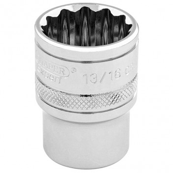 Draper Expert 49482 - 3/8" Square Drive Hi-Torq&#174; 12 Point Socket (13/16")