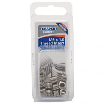 Draper Expert 21708 - Expert M6 x 1.0 Metric Thread Insert Refill Pack (12)