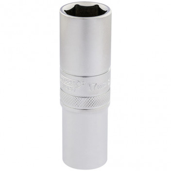 Draper Expert 16649 - 1/2" Square Drive 6 Point Metric Deep Socket (17mm)