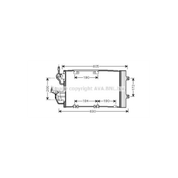 AVA OL5454D - Condenser (A/C)