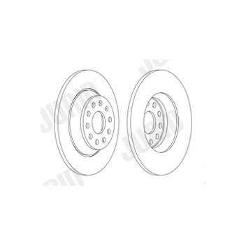 Jurid 563168JC-1 - Brake Disc (Rear)