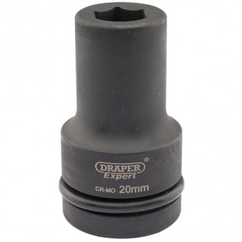 Draper Expert 05135 - Expert 20mm 1" Square Drive Hi-Torq&#174; 6 Point Deep Impact Socket