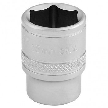 Draper Expert 16541 - 3/8" Square Drive 6 Point Metric Socket (15mm)