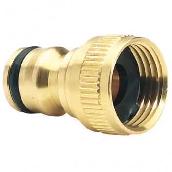 Draper 36197 - Brass Garden Hose Tap Connector (1/2")