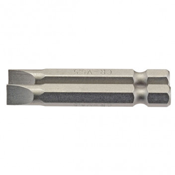 Draper 64103 - 6.5mm 1/4" Hex. Plain Slot Insert Bit 50mm Long x 2