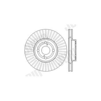 Jurid 562435JC - Brake Disc (Front)