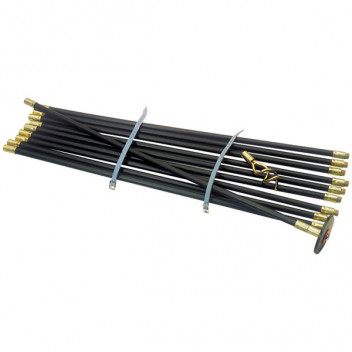 Draper 23540 - 9M Polypropylene Drain Rod Set (12 Piece)