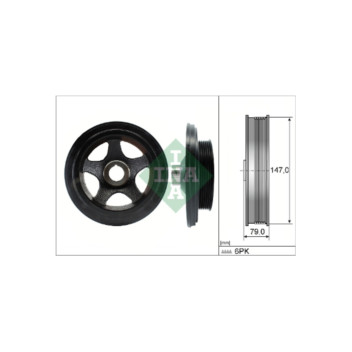 INA 544014210 - Torsion Vibration Damper