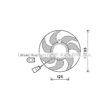 AVA VN7535 - Cooling Fan (Right Hand)