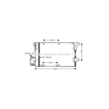 AVA OLA5251D - Condenser (A/C)