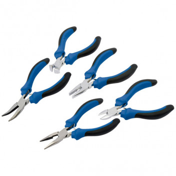 Draper 12544 - Soft Grip Mini Pliers Set (5 Piece)