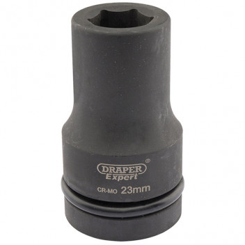 Draper Expert 05138 - Expert 23mm 1" Square Drive Hi-Torq® 6 Point Deep Impact Socket
