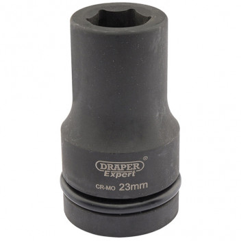 Draper Expert 05138 - Expert 23mm 1" Square Drive Hi-Torq&#174; 6 Point Deep Impact Socket