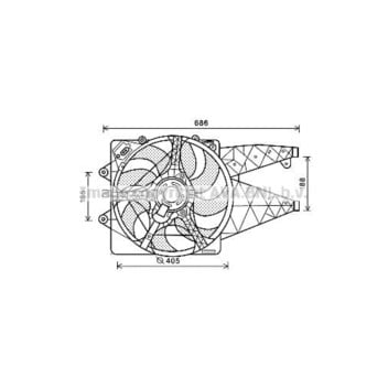 AVA AL7523 - Cooling Fan