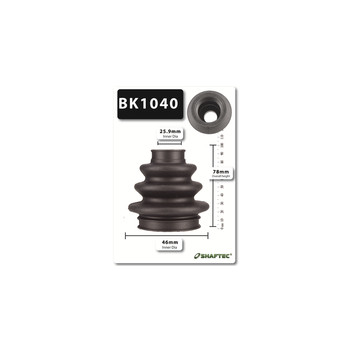 Shaftec BK1040 - CV Boot Kit (Rear Outer)