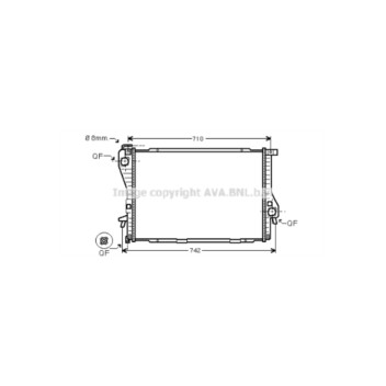 AVA BWA2300 - Radiator