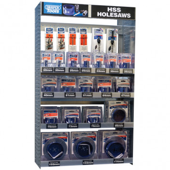 Draper 01058 - Hss Bi-Metal Hole Saw Display