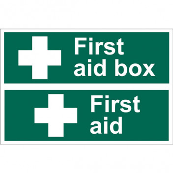 Draper 72542 - 'First Aid Box' Safety Sign