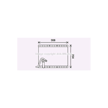 AVA PEV401 - Evaporator (A/C)