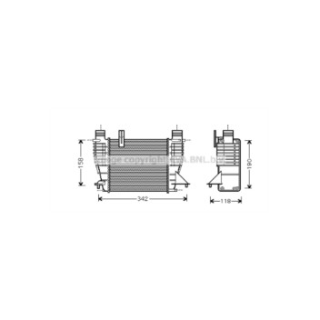 AVA RTA4338 - Intercooler