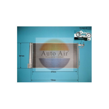Auto Air 16-6225 - Condenser (A/C)
