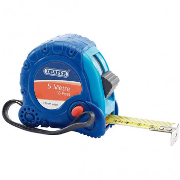 Draper 75299 - 5M/16ft x 19mm Measuring Tape