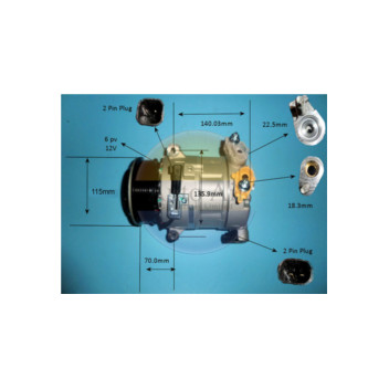 Auto Air 14-0800P - Compressor (A/C)