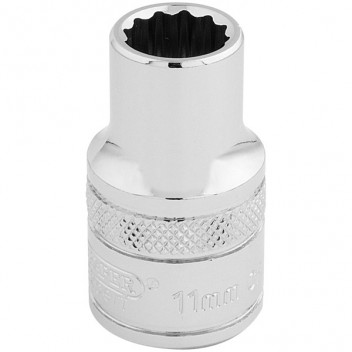 Draper Expert 33095 - 1/2" Square Drive Hi-Torq&#174; 12 Point Socket (11mm)