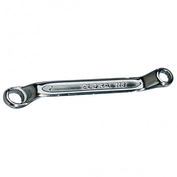 02604 - 6mm x 7mm Elora Midget Deep Crank Metric Ring Spanner