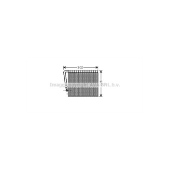 AVA RTV356 - Evaporator (A/C)