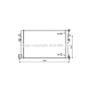 AVA VNA2383 - Radiator