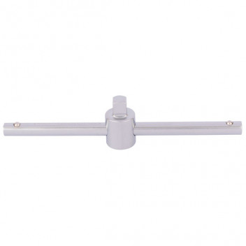 Draper Expert 16786 - 1/4" Square Drive Satin Chrome Sliding T Bar