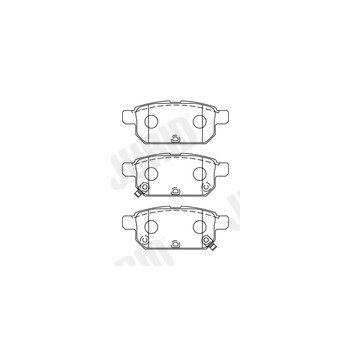 Jurid 573384J - Brake Pad Set (Rear)