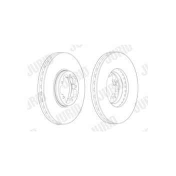 Jurid 563124JC-1 - Brake Disc (Front)