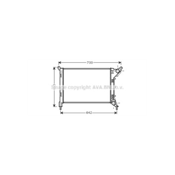 AVA BW2310 - Radiator