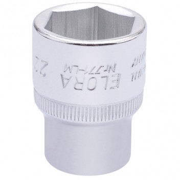 15311 - 22mm 1/2" Square Drive Elora Hexagon Socket