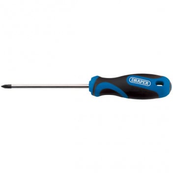 Draper 48931 - No.1 x 75mm Cross Slot Screwdriver with Soft Grip Handles