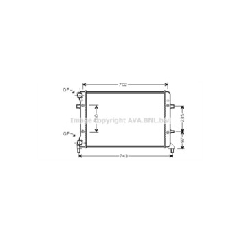 AVA VN2204 - Radiator