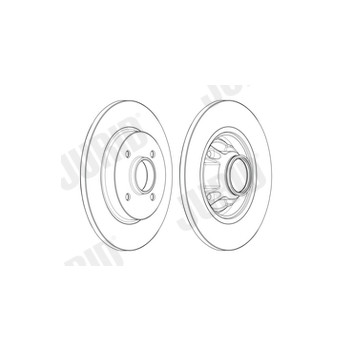 Jurid 562611JC-1 - Brake Disc (Rear)