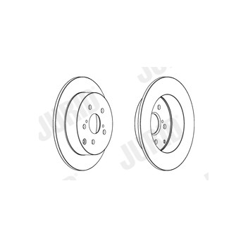 Jurid 562415JC-1 - Brake Disc (Rear)