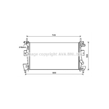 AVA FD2475 - Radiator