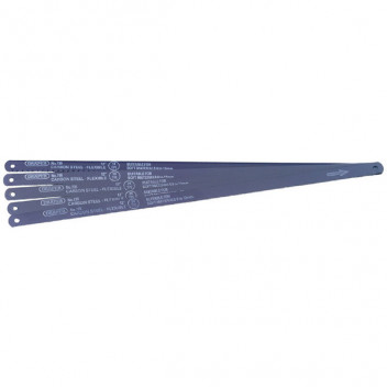 Draper 74118 - 5 Assorted 300mm Flexible Carbon Steel Hacksaw Blades