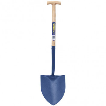 Draper Expert 10875 - Expert Solid Forged Round Mouth T-Handle Shovel with Ash Shaft