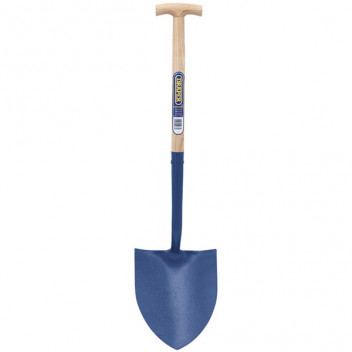 Draper Expert 10875 - Expert Solid Forged Round Mouth T-Handle Shovel with Ash Sha