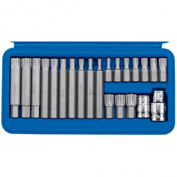 Draper Expert 16347 - 3/8, 1/2" Sq. Dr. Ribe® Socket and Bit Set (22 piece)